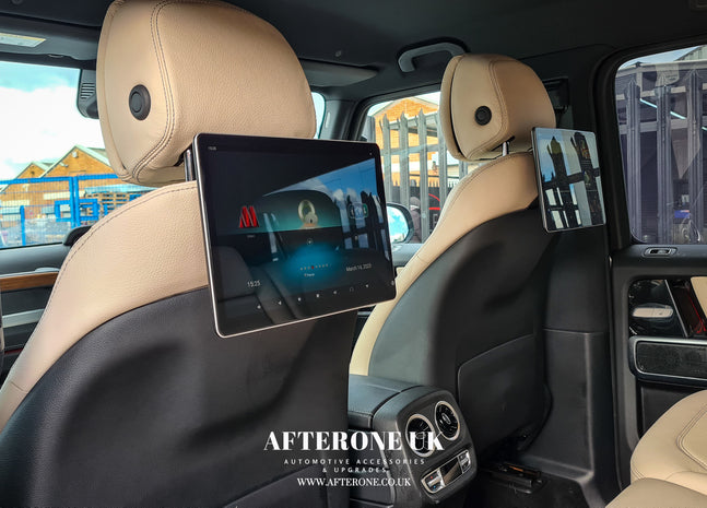 Mercedes aftermarket rear on sale entertainment system